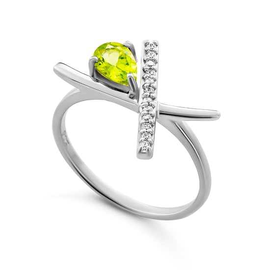 Orphelia 'Charlotte' Dames 925 Sterling Zilveren Ring - Zilver ZR-7580/G - Image 1