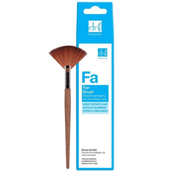 Dr Botanicals Coffee Ground Fan Brush - Image 2