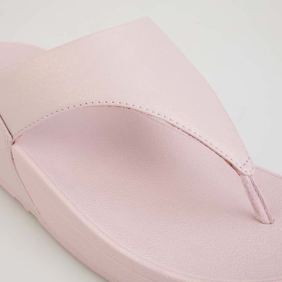 Women's Fit Flop Lulu Shimmer Toe-Post Sandals in Lilac