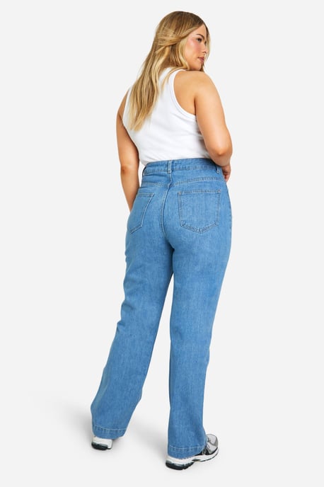 Plus Straight Leg Jean With Front Pockets - Image 2
