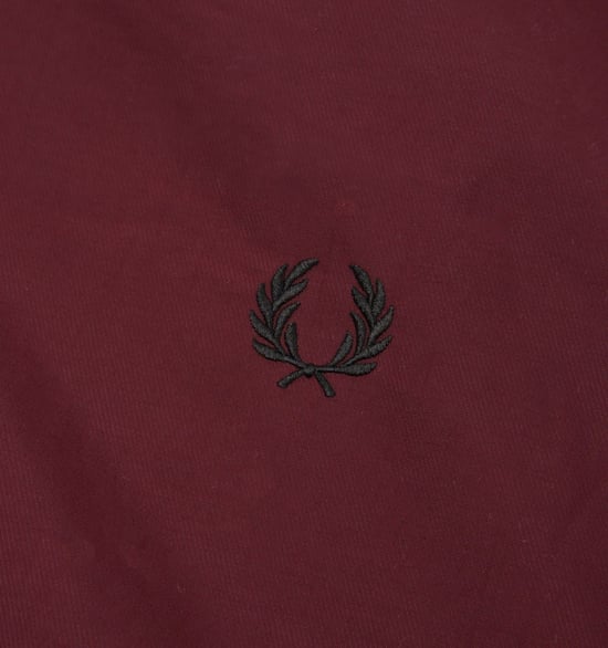 Men's Fred Perry Brentham Padded Hooded Jacket in Burgundy