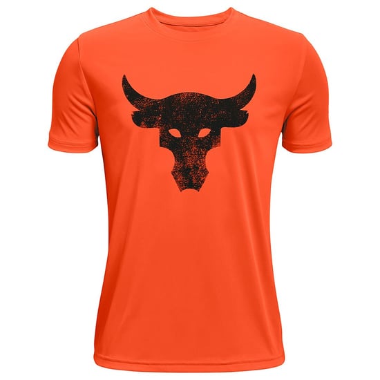 Under Armour Project Rock Kids Orange Brahma T-Shirt
