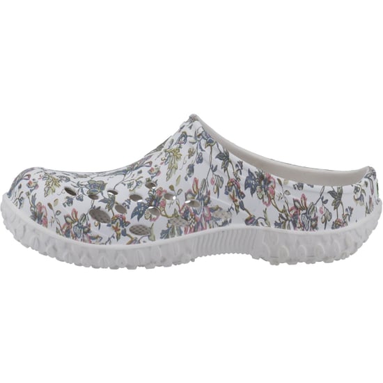 Muck Boots Muckster Lite Synthetic Light Grey/Floral Print Clogs - Image 5