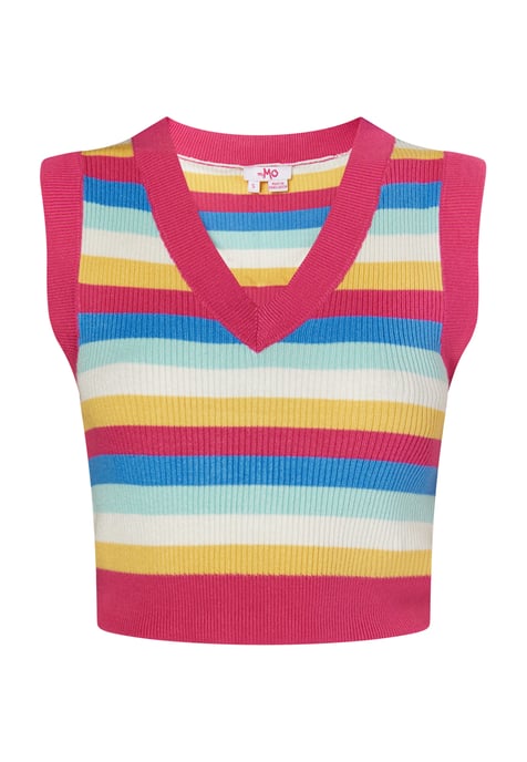 Mymo gebreide trui Dames Roze Veelkleurig - Image 1