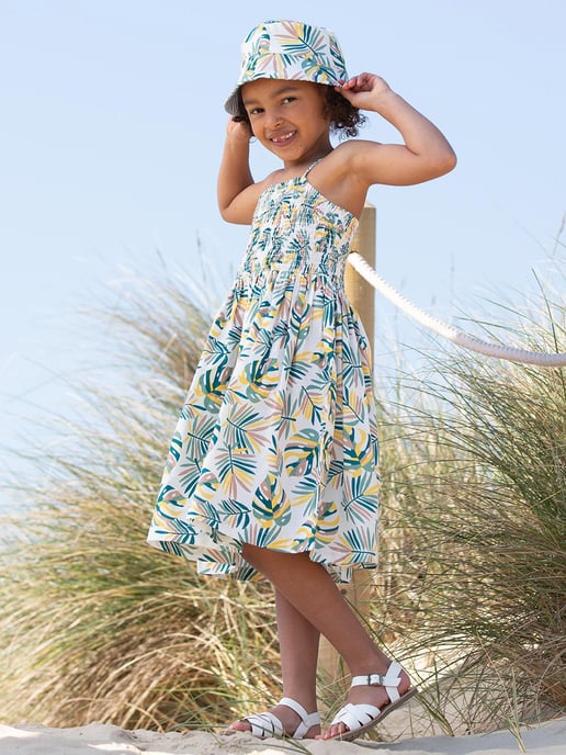 Kite Clothing Rainforest Shirred Sun Dress