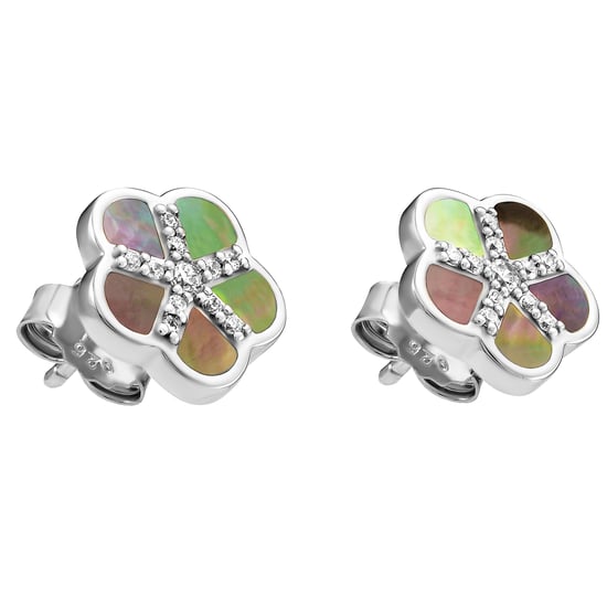 Orphelia 'Daisy' Dames 925 Sterling Zilveren Stud Oorbellen - Zilver ZO-7585 - Image 3