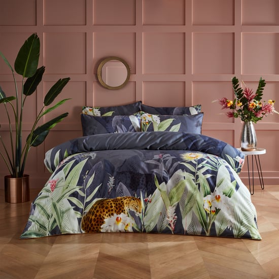 200 Thread Count Artemis Botanic Luxury Leopard Duvet Cover Set - Image 1