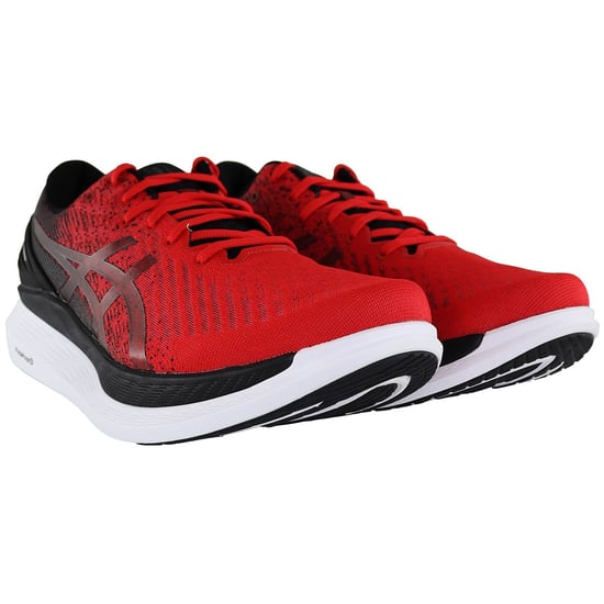 Asics GlideRide 2 Wide Mens Red Trainers - Image 2