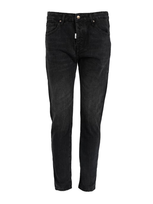 Takeshy Kurosawa Jeans Slim Cropped Men's Black - Image 1