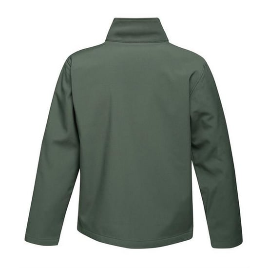 Regatta Standout Mens Ablaze Printable Softshell Jacket (Dark Spruce/Black)