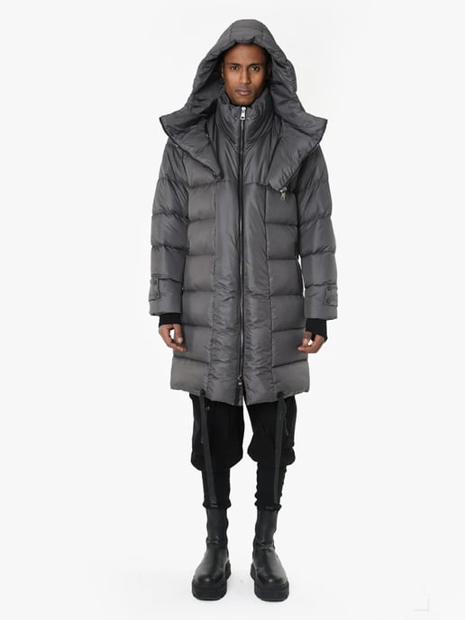 La Haine Inside Us Kurka Puchowa Down Jkt Men's Grey - Image 2