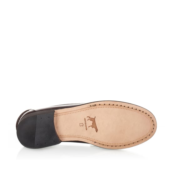 Men's Leather Moccasins With Tassels Elegant And Comfortable Classic Shoes in Burgundy