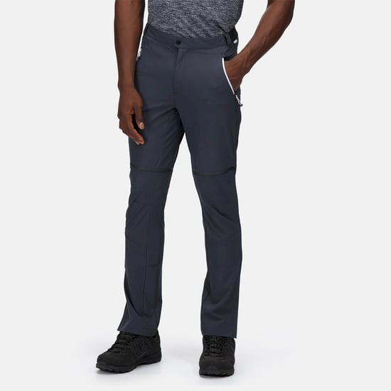 Regatta Mens Mountain Zip-Off Trousers (India Grey) - Image 5