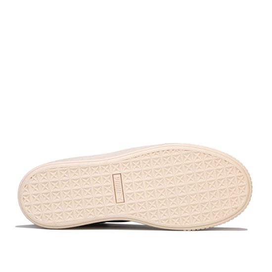 Women's Puma Suede Platform Mono Satin Trainers in Black - Image 4