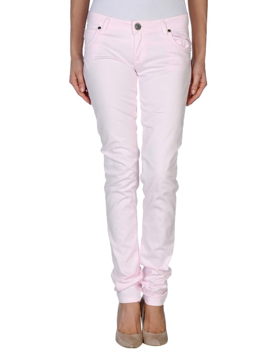 Nenette Woman Casual trousers Pink Cotton