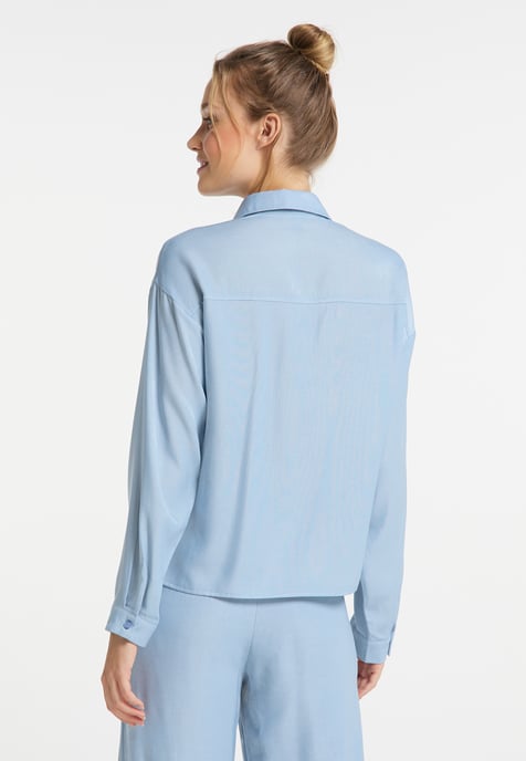 Dreimaster Blouse Dames lichtblauw - Image 2