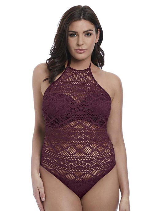 3974 Freya Sundance Underwired High Neck Swimsuit