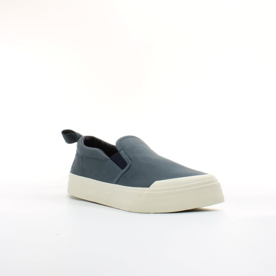 Lyle & Scott Duncan Mens Blue Plimsolls - Image 2