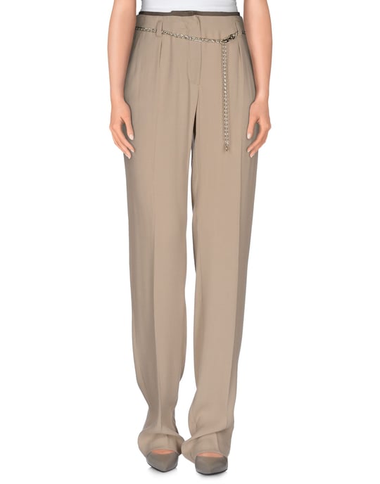 Cerruti 1881 Beige Crepe Casual Trousers