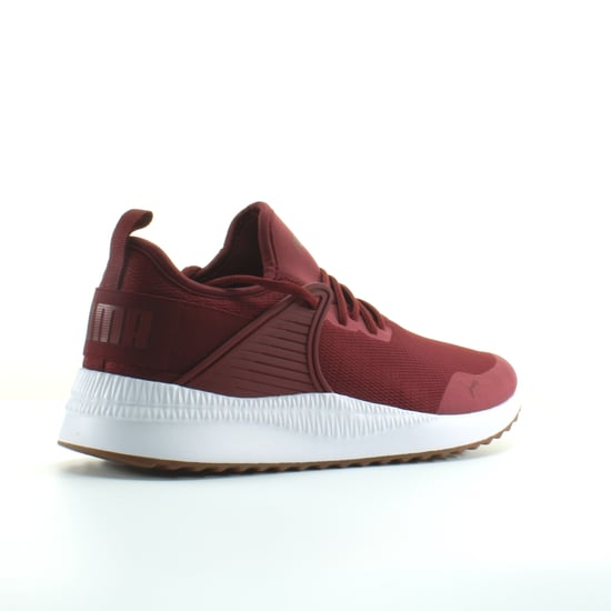 Puma Pacer Next Cage Burgundy Textile Mens Lace Up Trainers 365284 05