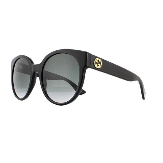 Gucci Sunglasses GG0035S 001 Black Grey Gradient