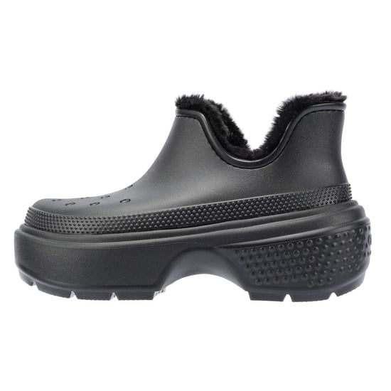 Crocs Stomp Gevoerd Kort Dames Laarzen Zwart - Image 6