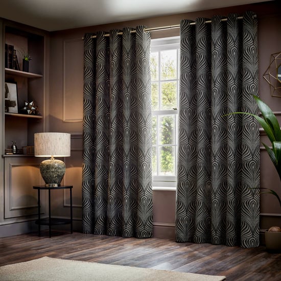 Paolleti Gatsby Jacquard Eyelet Curtains - Image 5