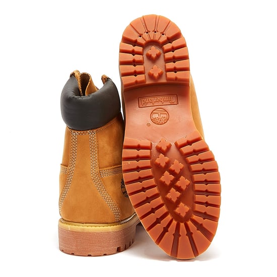 Timberland Mens Wheat Premium 6 Inch Nubuck Leather Boots - Image 4