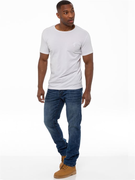 Enzo | Heren Denim Straight Fit Jeans - Blauw - Image 6