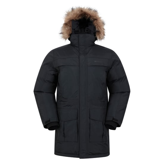 Mountain Warehouse Antarctic Extreme vattentät dunjacka för herrar (Charcoal) - Image 1