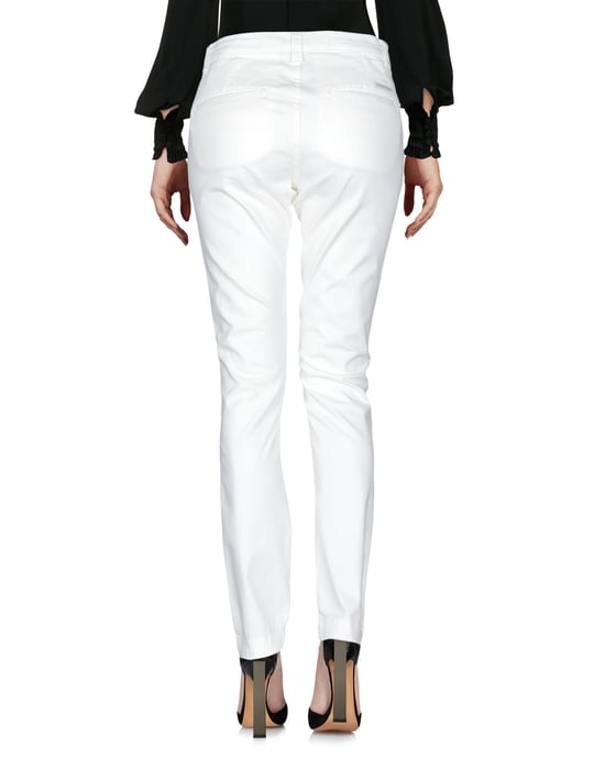 Peak Performance White Cotton Trousers