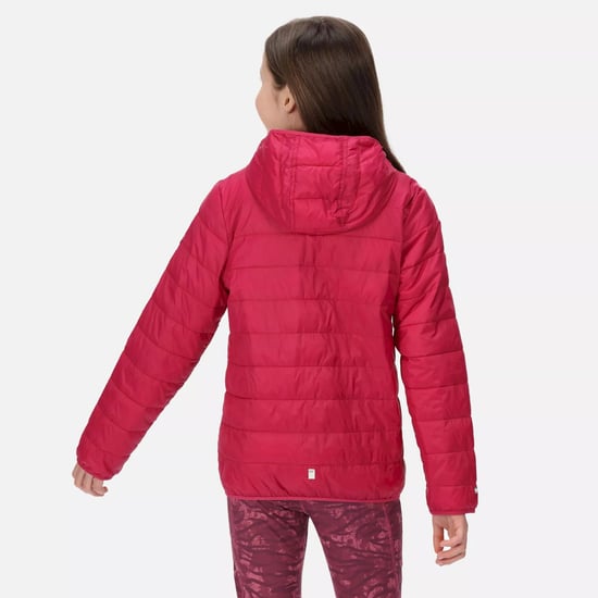 Regatta Childrens/Kids Hillpack Hooded Jacket (Berry Pink)