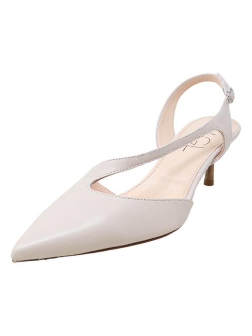 Agl Women's Slingback Pump Hidrangen-Wood Ankle-High Snakeskin - 9 M