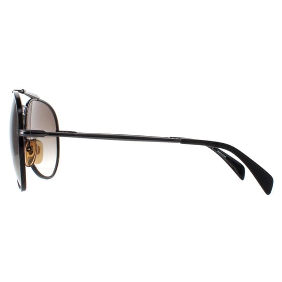 David Beckham Aviator Mens Dark Ruthenium Brown Gradient DB7003/S