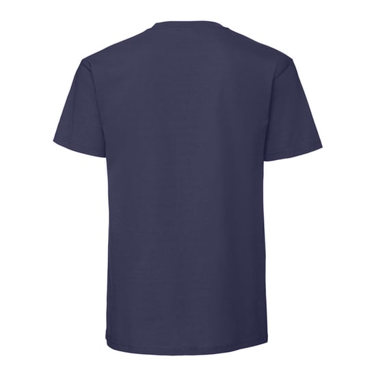 Fruit of the Loom Mens Iconic Premium Ringspun Cotton T-Shirt (Navy Blue) - Image 2