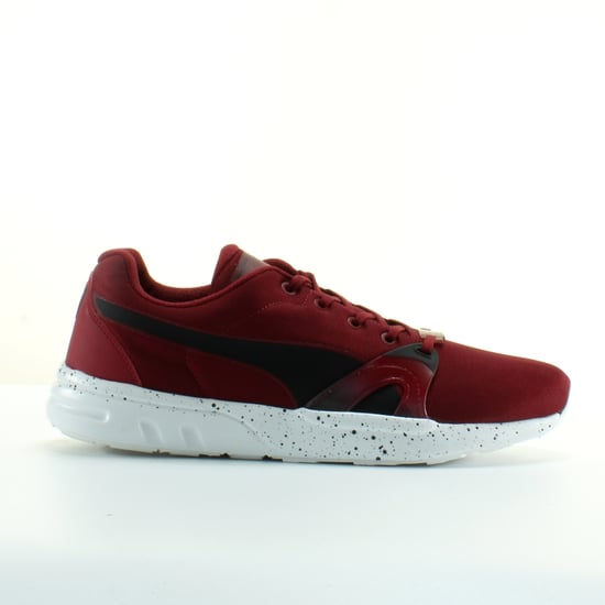 Puma Trinomic XT Speckle Red Textile Mens Lace Up Trainers 359872 01