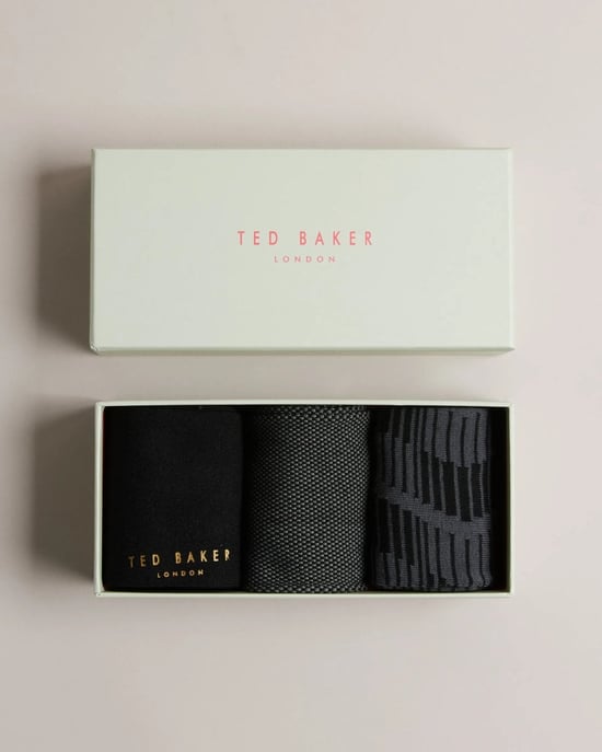 Ted Baker Hoptoit Mens Three Pack Of Socks