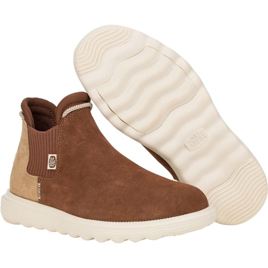 HEYDUDE Branson Novelty Leather Vrouwen Bruin/Snake Laarzen - Image 3