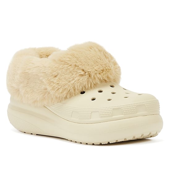 Crocs Furever Crush Clog Bone Damesschoenen Beige Comfort Schoenen - Image 2