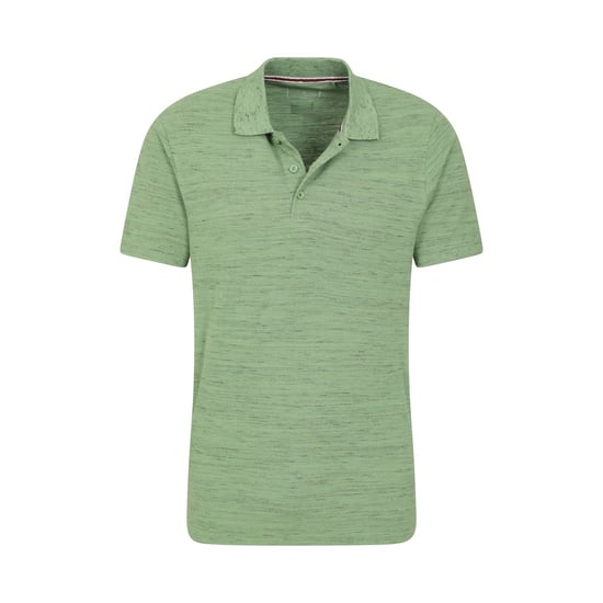 Mountain Warehouse Heren Dawnay Textured Pique Poloshirt (Groen) - Image 4