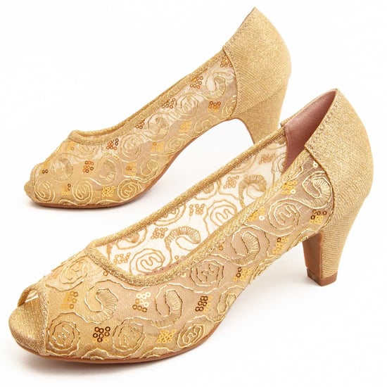 Montevita Heel Shoe Unnecebapas In Gold - Image 1