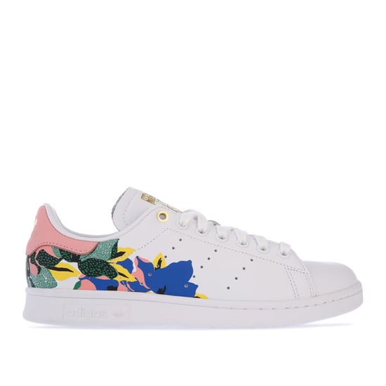 Women's adidas Originals Stan Smith Trainers in White pink - Image 1
