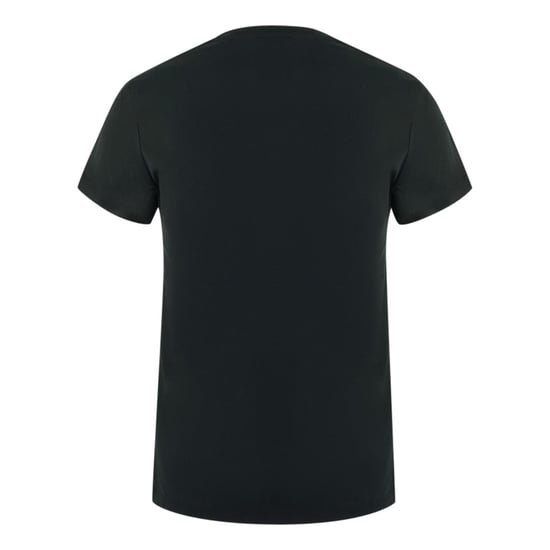 Balmain Bold Logo On Collar Black T-Shirt - Image 2