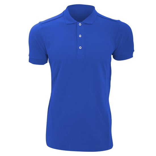 Russell Heren Rekken Korte Mouw Poloshirt (Helder Koninklijk) - Image 4