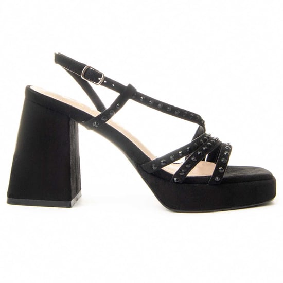 Montevita Högklackad Sandal Festsand2 Svart - Image 1