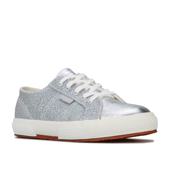 Girl's Superga Infant 2750 Cotu Classic Pumps in Silver - Image 2