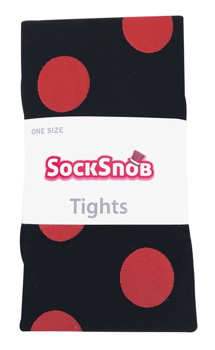 Sock Snob - Färgade 80 denier ogenomskinliga mode-strumpbyxor för damer - Big Spot - Image 2