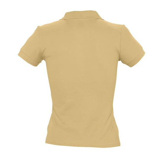 SOLS Vrouwen/dames Mensen Pique Korte Mouw Katoenen Poloshirt (Zand) - Image 2