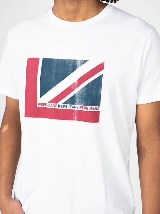 Pepe Jeans T-shirt Ramone Men's White - Image 5