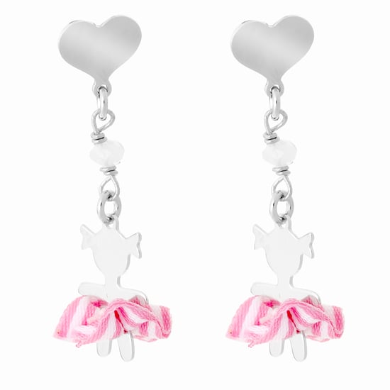 Orphelia 'Cute' Child's 925 Sterling Silver Set: Bracelet + Earrings - Silver SET-7133